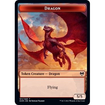 Image for Dragon Token (11) (KHM) - Magic: The Gathering