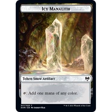 Image for Icy Manalith Token (17) (KHM) - Magic: The Gathering