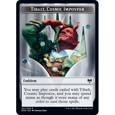 Image for Emblem - Tibalt, Cosmic Impostor (21) (KHM) - Magic: The Gathering