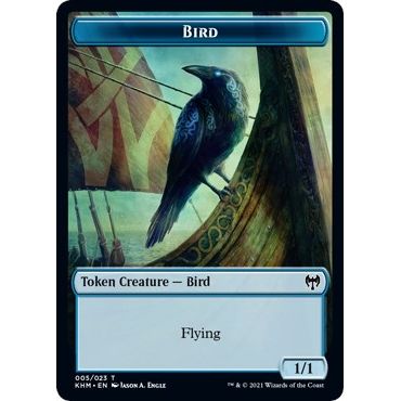 Image for Bird (005) // Soldier Double-Sided Token (5 // 4) (KHC) - Magic: The Gathering