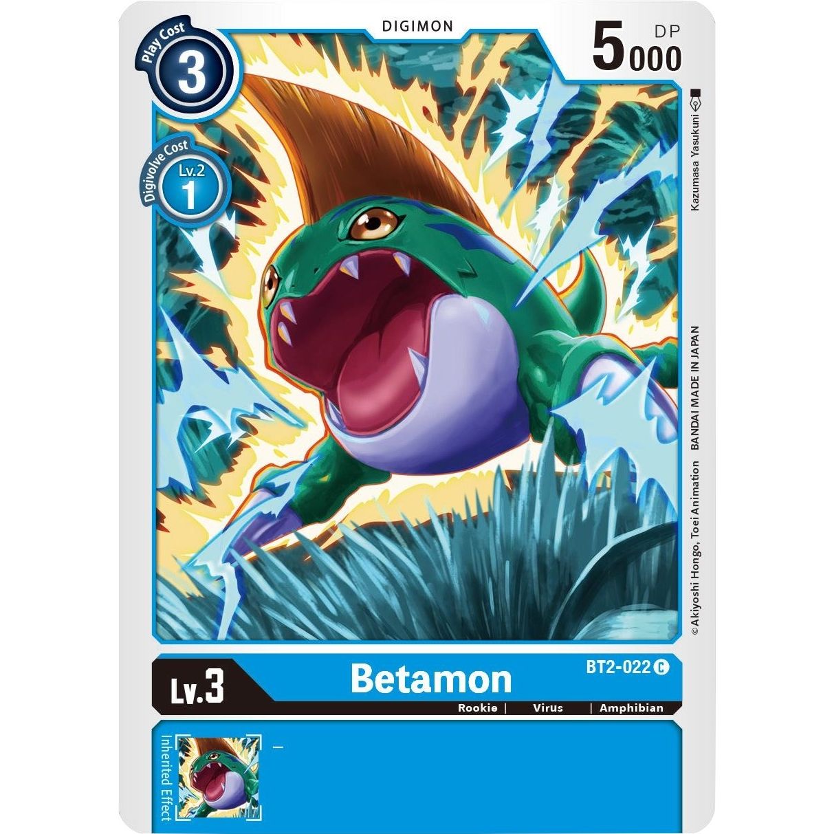 Image for Betamon (BT2-022 C) (BT01-03B) - Digimon Card Game