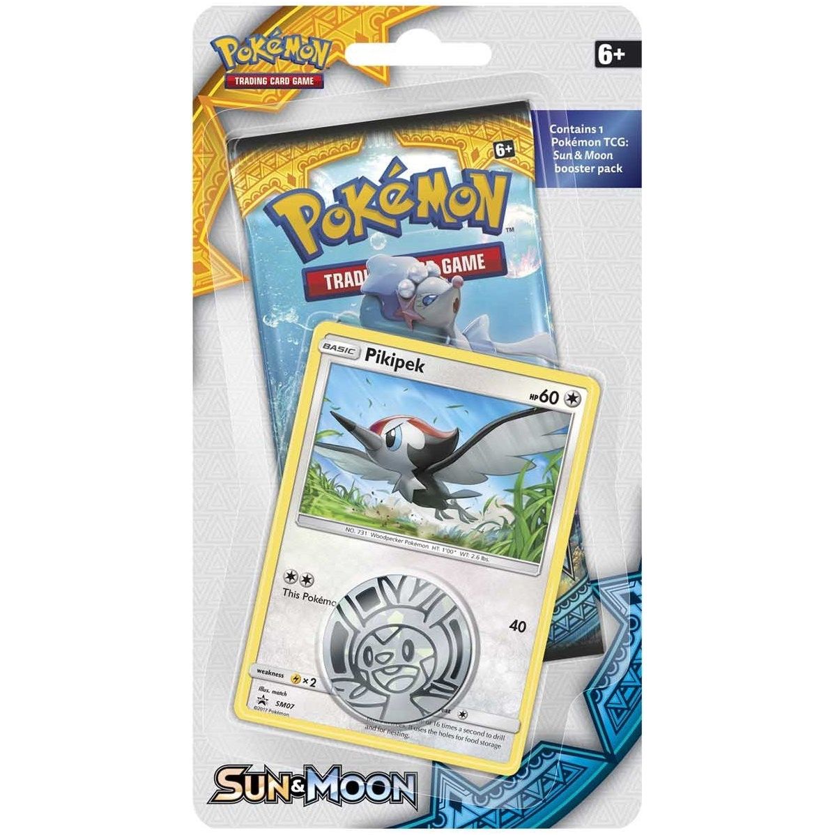 Image for Sun & Moon Single Blister Pack [Pikipek] - Pokemon