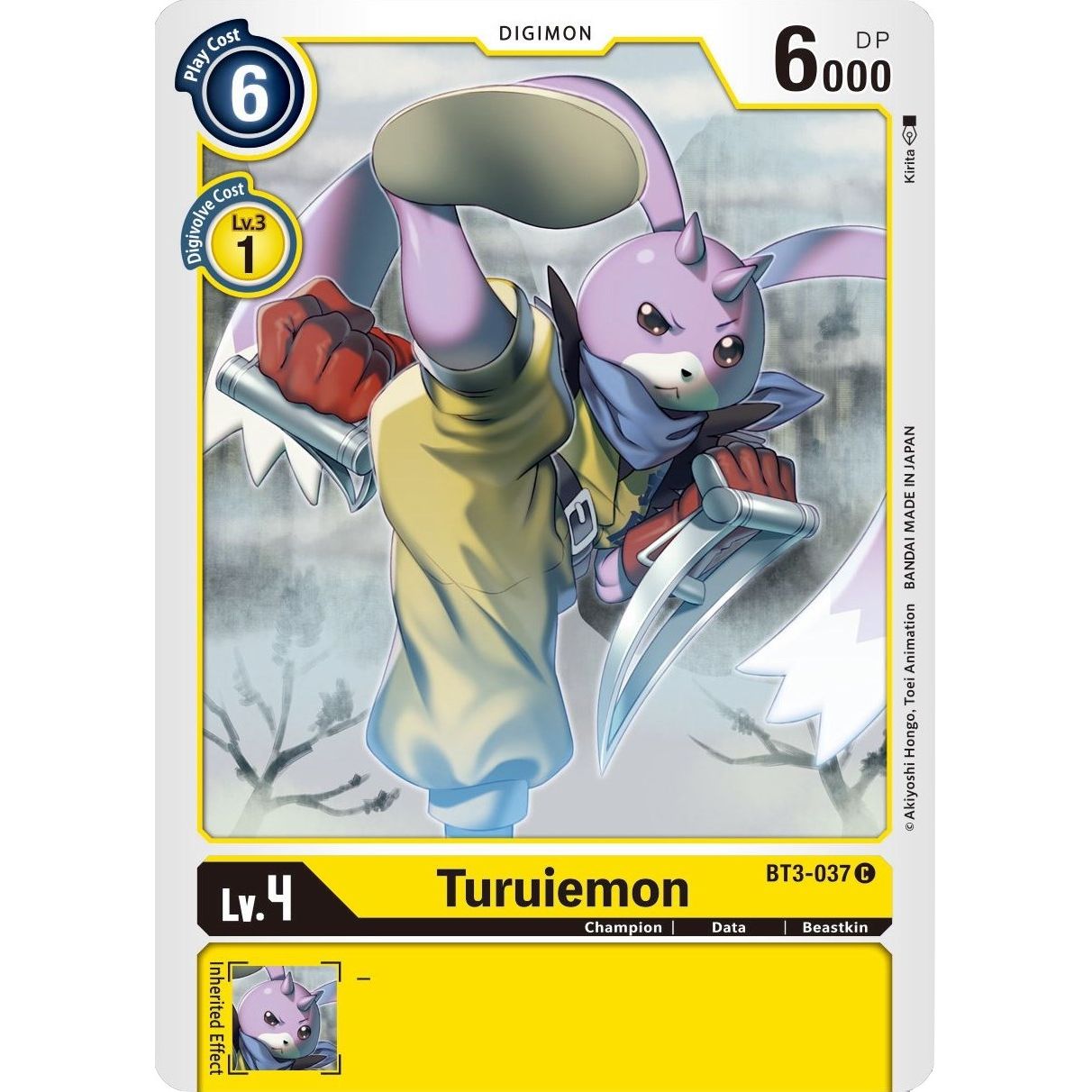 Image for Turuiemon (BT3-037 C) (BT01-03B) - Digimon Card Game