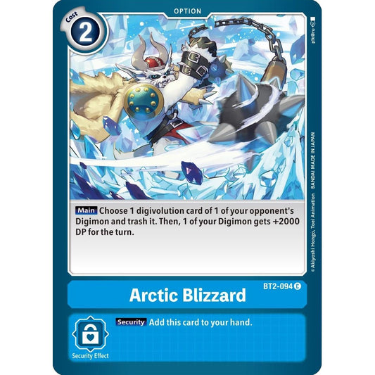 Image for Arctic Blizzard (BT2-094 C) (BT01-03B) - Digimon Card Game