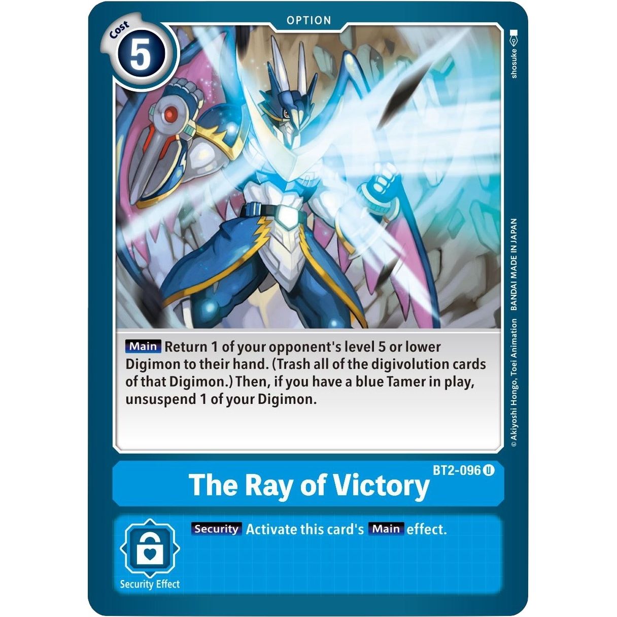 Image for The Ray of Victory (BT2-096 U) (BT01-03B) - Digimon Card Game