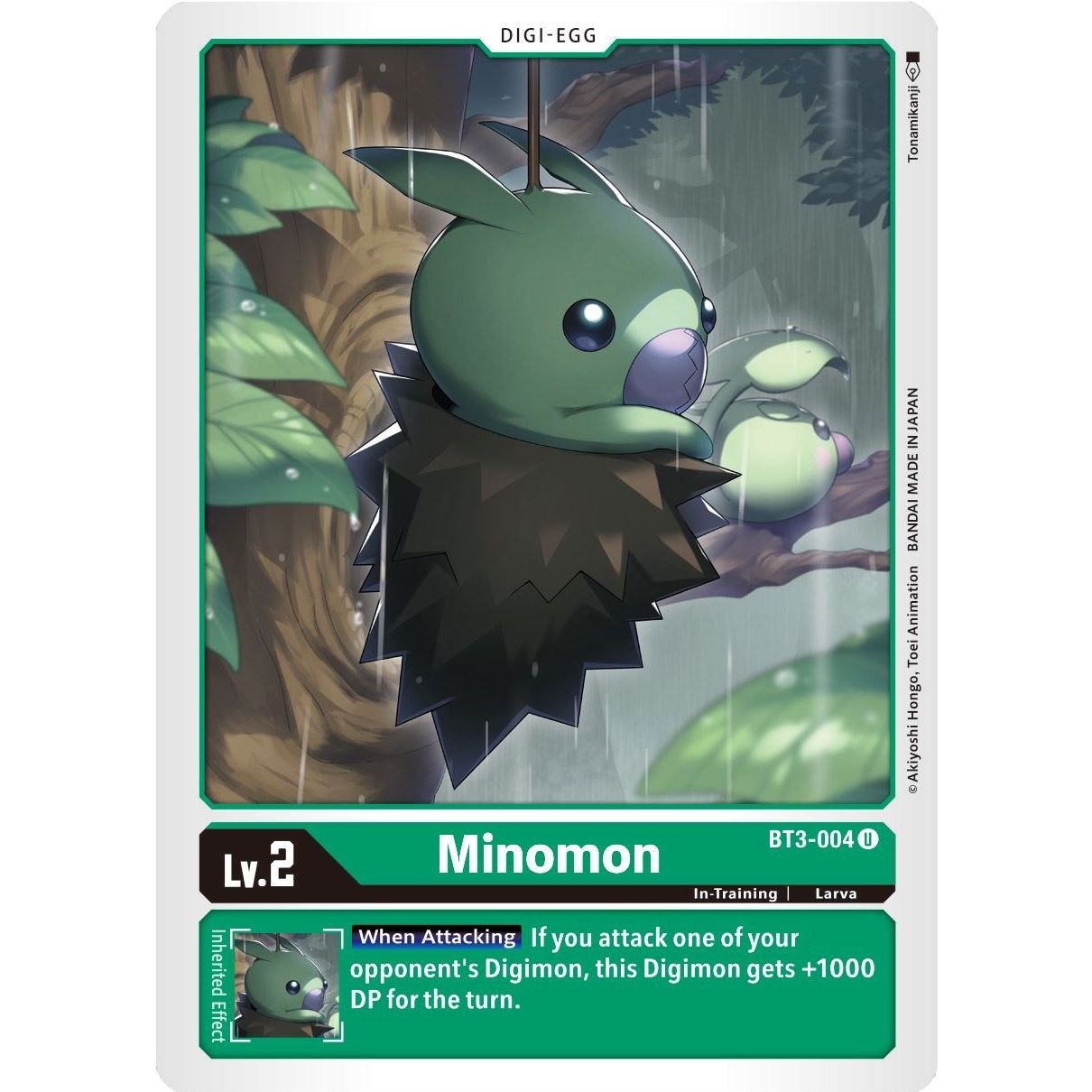 Image for Minomon (BT3-004 U) (BT01-03B) - Digimon Card Game