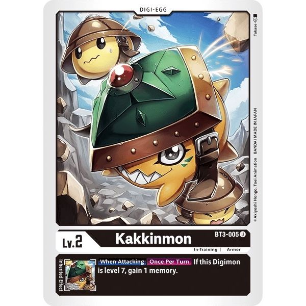 Image for Kakkinmon (BT3-005 U) (BT01-03B) - Digimon Card Game