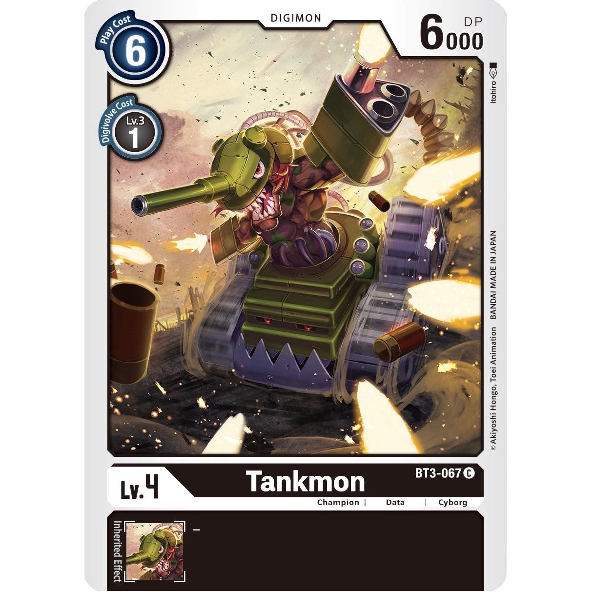 Image for Tankmon (BT3-067 C) (BT01-03B) - Digimon Card Game