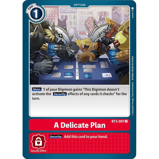Image for A Delicate Plan (BT3-097 U) (BT01-03B) - Digimon Card Game