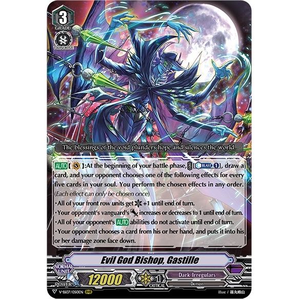 Image for Evil God Bishop, Gastille (V-SS07/050EN) (V-SS07) - Cardfight Vanguard