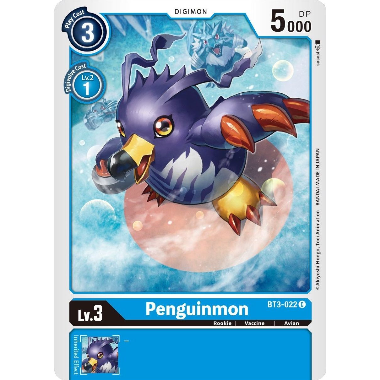 Image for Penguinmon (BT3-022 C) (BT01-03B) - Digimon Card Game