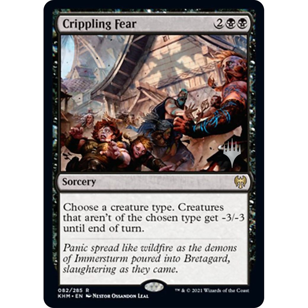 Image for Crippling Fear (82) (PPKHM) - Magic: The Gathering