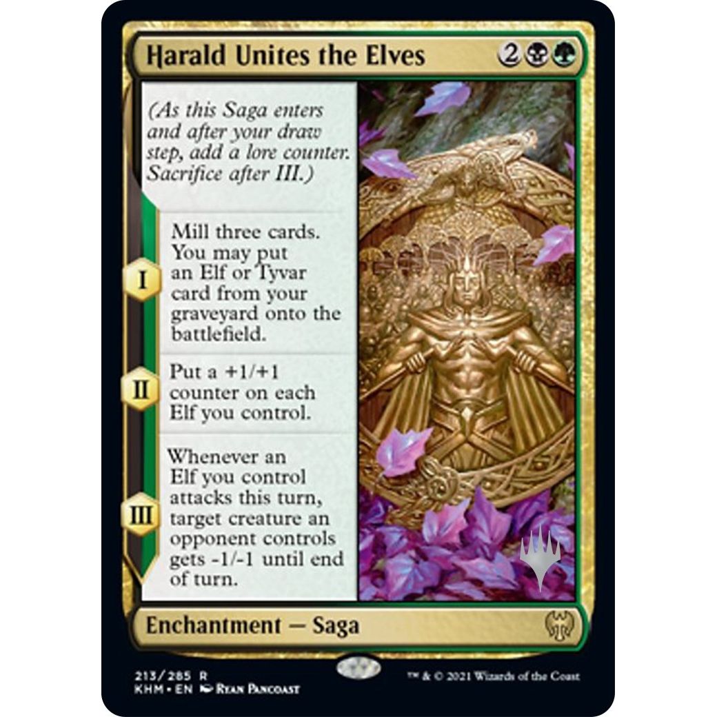 Image for Harald Unites the Elves (213) (PPKHM) - Magic: The Gathering