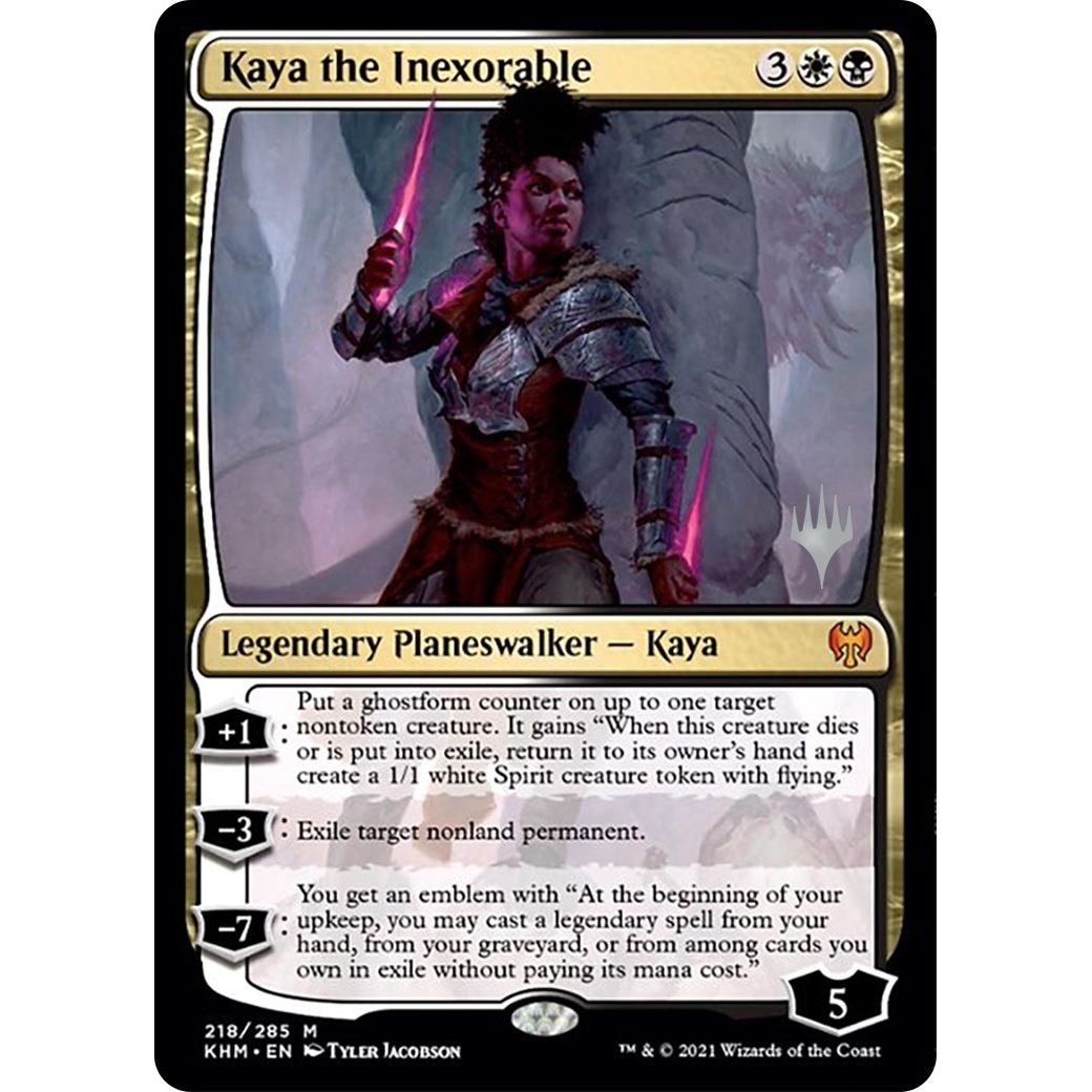 Image for Kaya the Inexorable (218) (PPKHM) - Magic: The Gathering