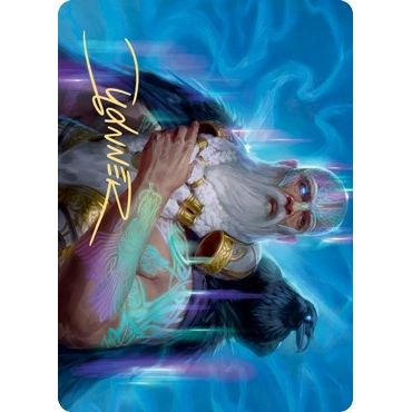 Image for Alrund, God of the Cosmos Art Card (Gold-Stamped Signature) (9) (ASKHM) - Magic: The Gathering