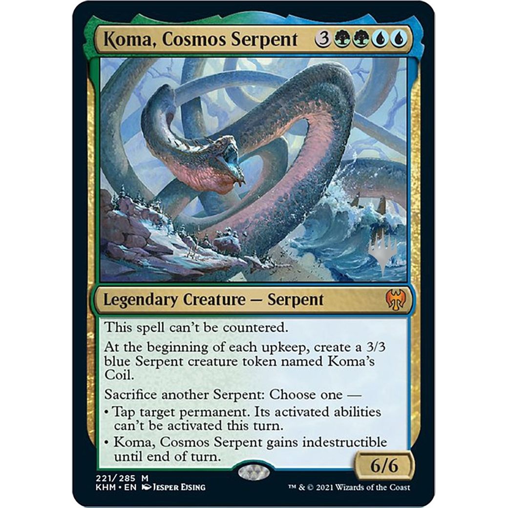 Image for Koma, Cosmos Serpent (221) (PPKHM) - Magic: The Gathering