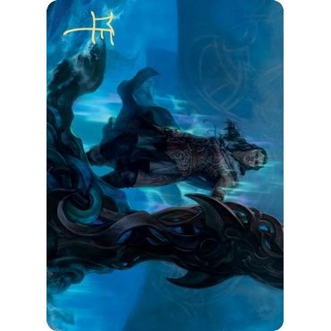 Image for Cosima, God of the Voyage Art Card (Gold-Stamped Signature) (12) (ASKHM) - Magic: The Gathering