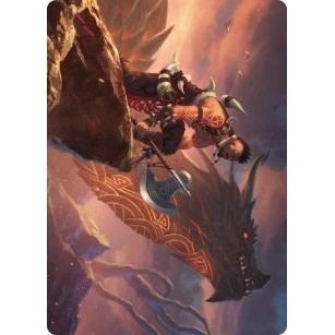 Image for Dragonkin Berserker Art Card (32) (ASKHM) - Magic: The Gathering