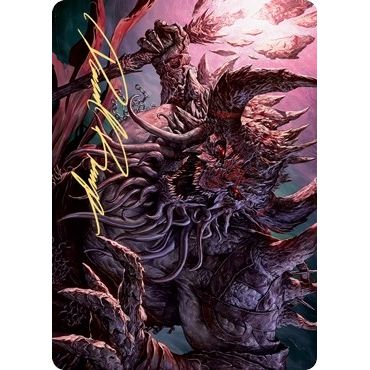 Image for Dream Devourer Art Card (Gold-Stamped Signature) (23) (ASKHM) - Magic: The Gathering