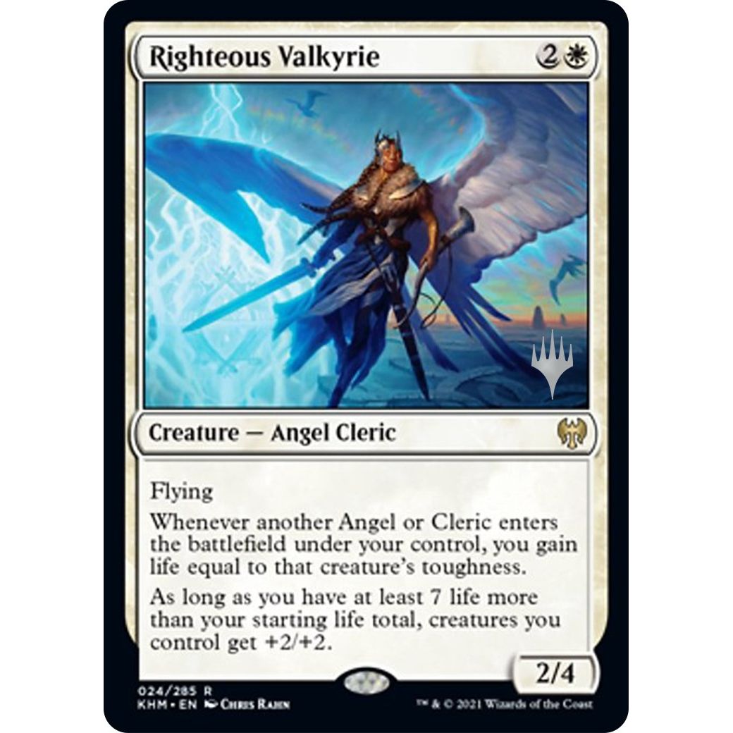 Image for Righteous Valkyrie (24) (PPKHM) - Magic: The Gathering