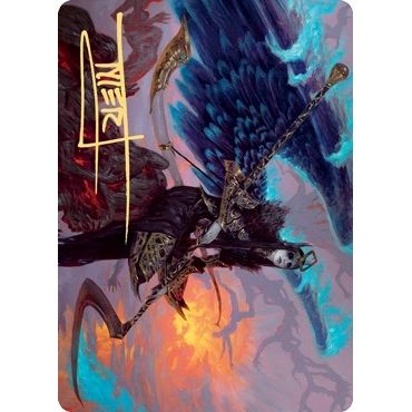 Image for Eradicator Valkyrie Art Card (Gold-Stamped Signature) (25) (ASKHM) - Magic: The Gathering