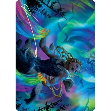 Image for Esika, God of the Tree Art Card (Gold-Stamped Signature) (43) (ASKHM) - Magic: The Gathering