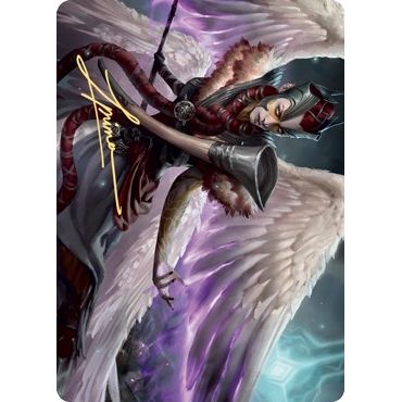 Image for Firja, Judge of Valor Art Card (Gold-Stamped Signature) (56) (ASKHM) - Magic: The Gathering