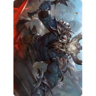 Image for Frenzied Raider Art Card (34) (ASKHM) - Magic: The Gathering