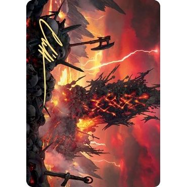 Image for Immersturm Skullcairn Art Card (Gold-Stamped Signature) (71) (ASKHM) - Magic: The Gathering