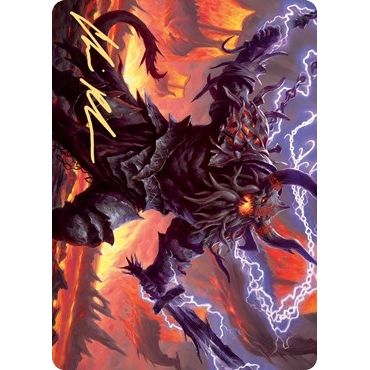 Image for Kardur, Doomscourge Art Card (Gold-Stamped Signature) (57) (ASKHM) - Magic: The Gathering