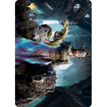 Image for Kolvori, God of Kinship Art Card (Gold-Stamped Signature) (48) (ASKHM) - Magic: The Gathering