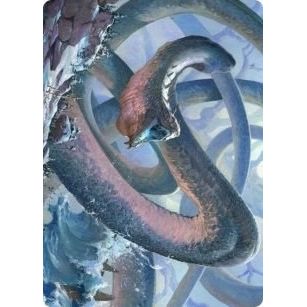 Image for Koma, Cosmos Serpent Art Card (60/81) (60) (ASKHM) - Magic: The Gathering