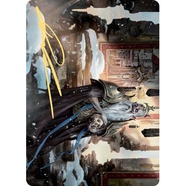 Image for Narfi, Betrayer King Art Card (Gold-Stamped Signature) (62) (ASKHM) - Magic: The Gathering