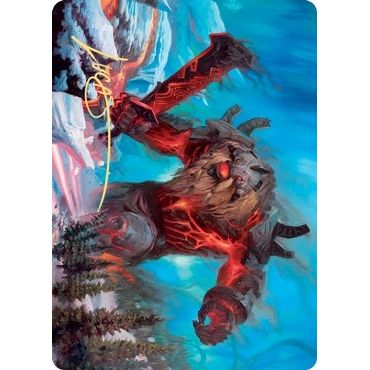 Image for Quakebringer Art Card (Gold-Stamped Signature) (37) (ASKHM) - Magic: The Gathering