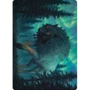 Image for Sarulf, Realm Eater Art Card (65) (ASKHM) - Magic: The Gathering