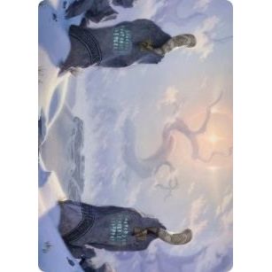 Image for Snow-Covered Plains (74/81) Art Card (74) (ASKHM) - Magic: The Gathering