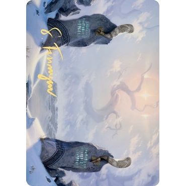 Image for Snow-Covered Plains (74/81) Art Card (Gold-Stamped Signature) (74) (ASKHM) - Magic: The Gathering