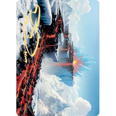 Image for Surtland Frostpyre Art Card (Gold-Stamped Signature) (75) (ASKHM) - Magic: The Gathering