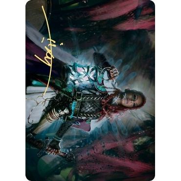 Image for Tergrid, God of Fright Art Card (Gold-Stamped Signature) (27) (ASKHM) - Magic: The Gathering