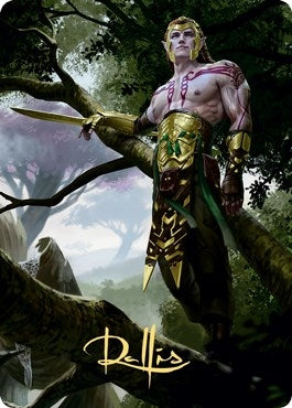 Image for Tyvar Kell Art Card (Gold-Stamped Signature) (53) - Magic: The Gathering