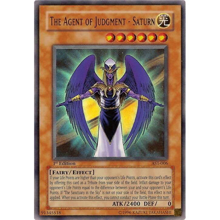 Image for The Agent of Judgment - Saturn (AST-006) (AST) - YuGiOh