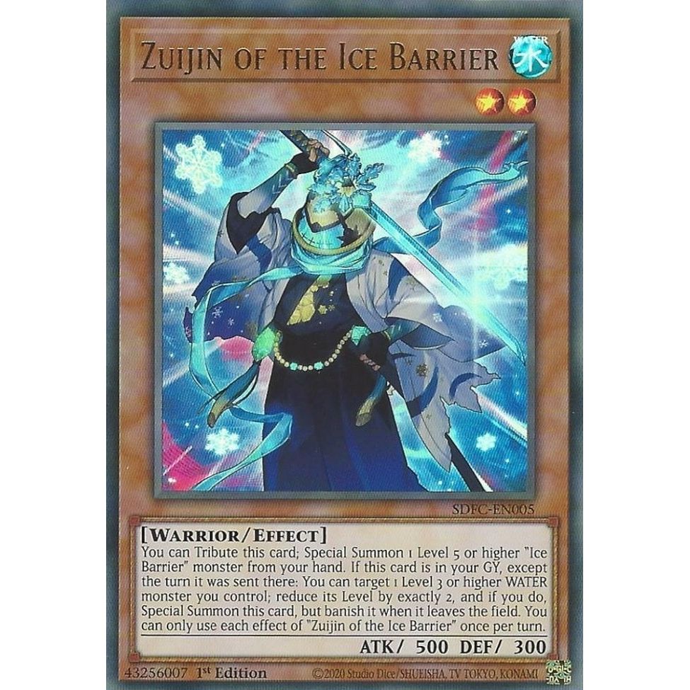 Image for Zuijin of the Ice Barrier (SDFC-EN005) (SDFC) - YuGiOh