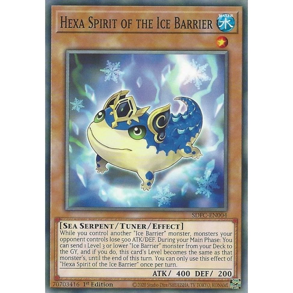 Image for Hexa Spirit of the Ice Barrier (SDFC-EN004) (SDFC) - YuGiOh