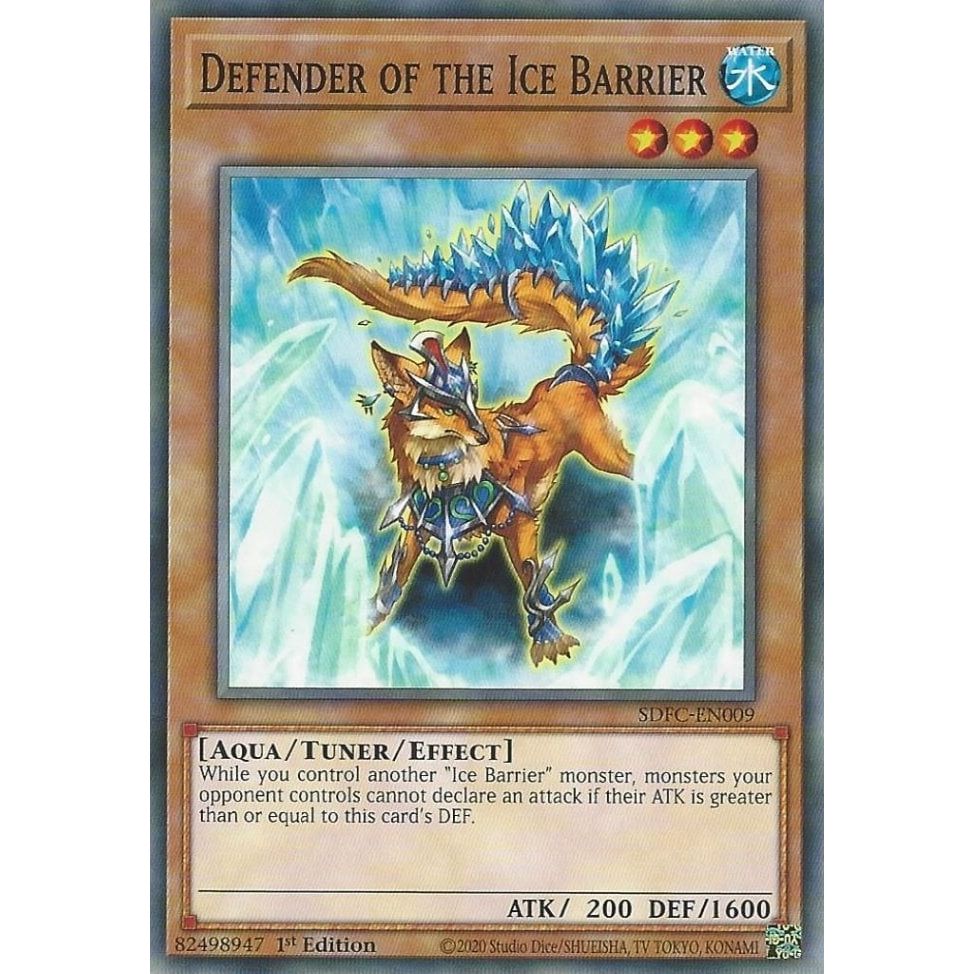 Image for Defender of the Ice Barrier (SDFC-EN009) (SDFC) - YuGiOh