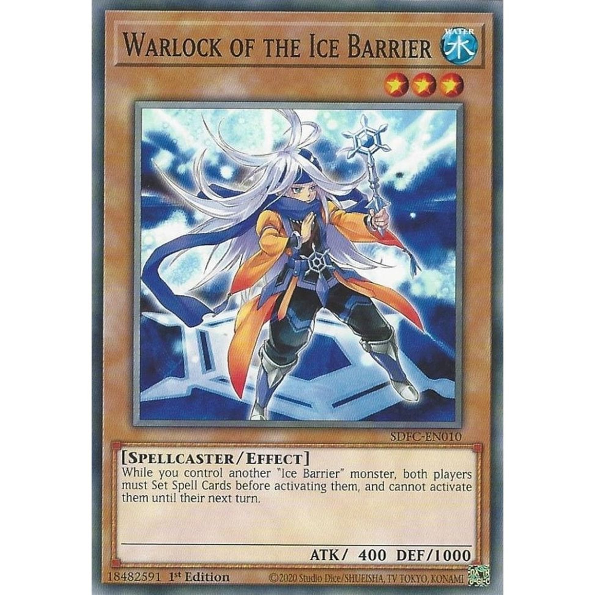 Image for Warlock of the Ice Barrier (SDFC-EN010) (SDFC) - YuGiOh
