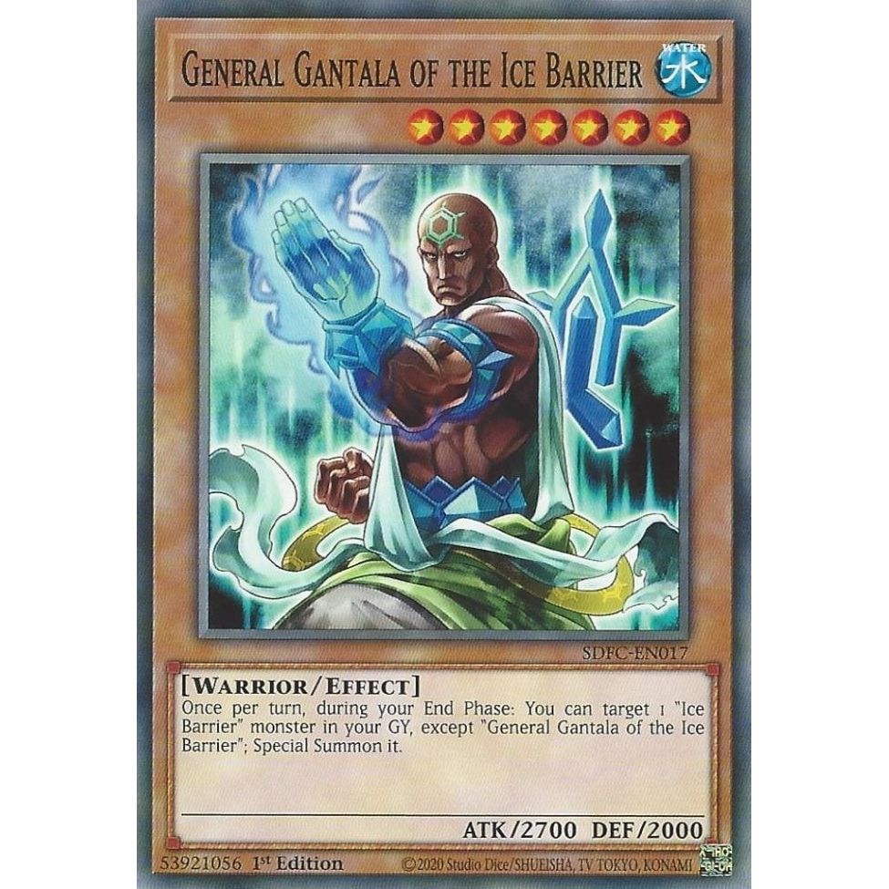Image for General Gantala of the Ice Barrier (SDFC-EN017) (SDFC) - YuGiOh