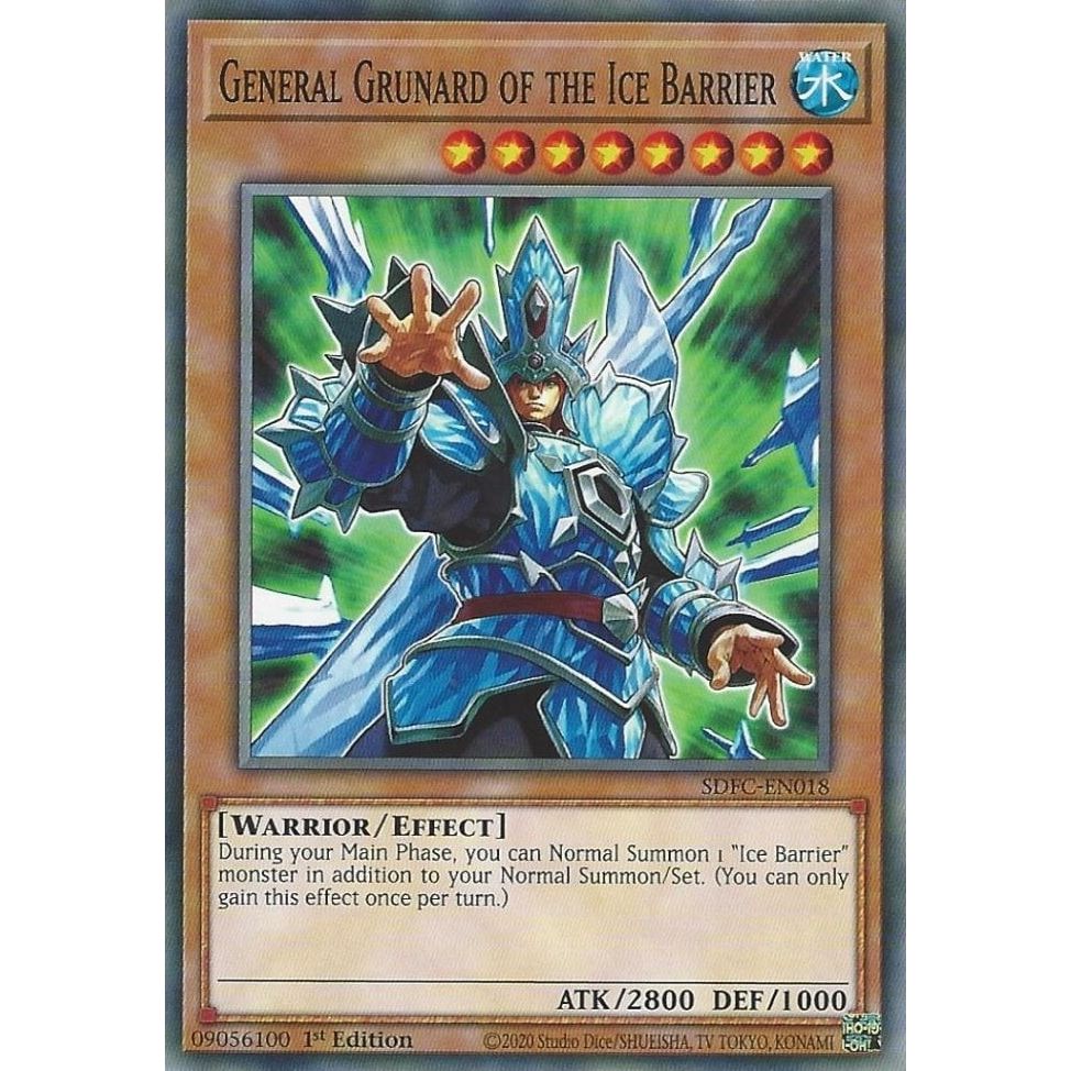 Image for General Grunard of the Ice Barrier (SDFC-EN018) (SDFC) - YuGiOh