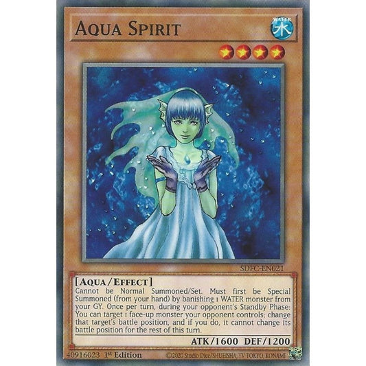 Image for Aqua Spirit (SDFC-EN021) (SDFC) - YuGiOh