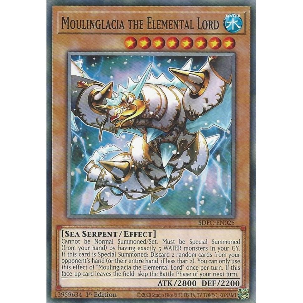 Image for Moulinglacia the Elemental Lord (SDFC-EN025) (SDFC) - YuGiOh