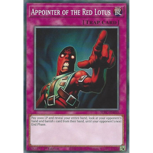 Image for Appointer of the Red Lotus (SDFC-EN035) (SDFC) - YuGiOh